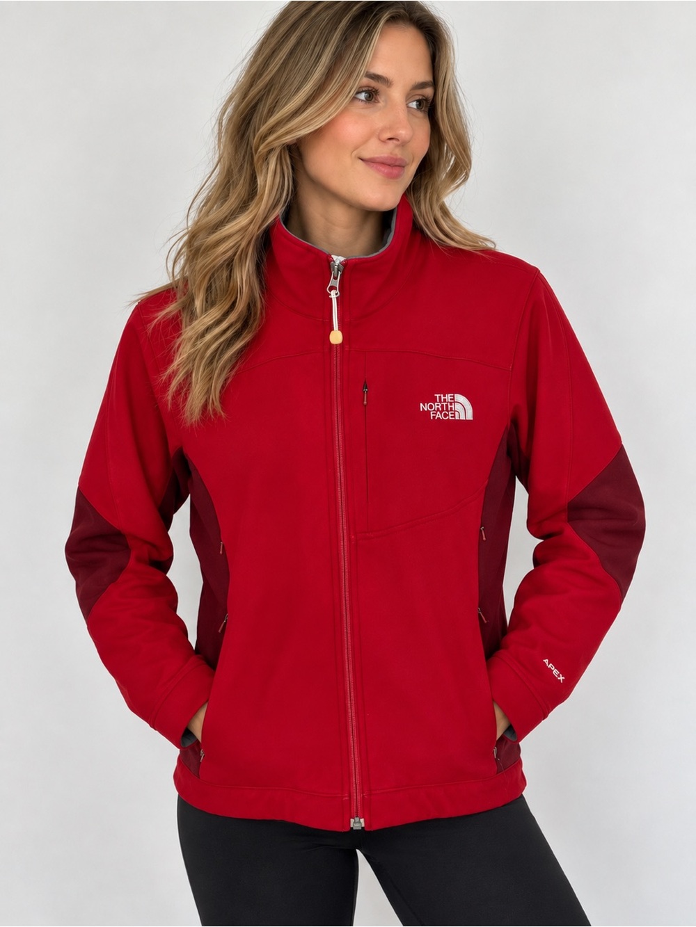 The North Face Apex Bionic Softshell Jacket Red Women’s S 20x24
